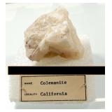 Colemanite From California # s111