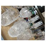 Engraved Crystal(?) Set