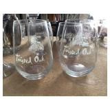twisted oak wine glasses