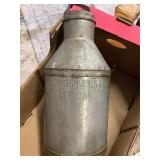 Vintage Spreckels Milk Can - Farmhouse Decor