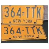Ney York Set License Plates