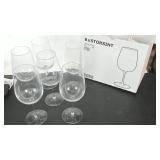 6 X 23oz Wine Glasses