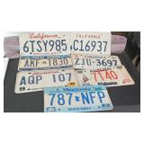 7 License Plates