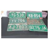 6 Colorado  License Plates