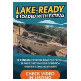 Valco 14 Foot Runabout Boat with 20 HP Mercury