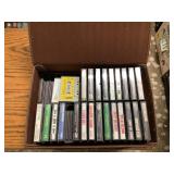 case full of cassettes