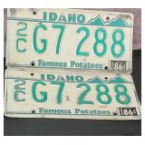 Idaho Set License Plates