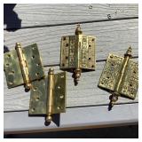 Heavy (Brass?) door hinges
