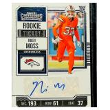 2023 Contenders Rookie Ticket Auto Riley Moss