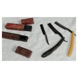Lot of Antique Straight Razors