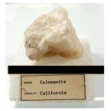 Colemanite From California # s111