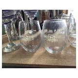 Brice station wine glasses