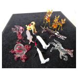 Assorted Glass Animal Figurines