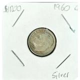 1960 D Silver Dime