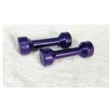 Pair of Purple Dumbbells