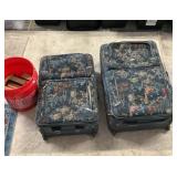 matching large, rolling luggage set