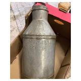 Vintage Spreckels Milk Can - Farmhouse Decor