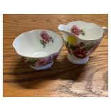Windsor Bone China sugar and cream set