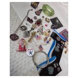 Mixed Jewelry and Pin Lot