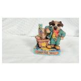 Computer Whiz Dog Figurine