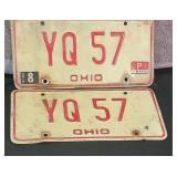 Ohio Set License Plates