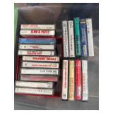 Box of cassete tapes