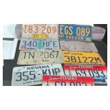 9 License Plates