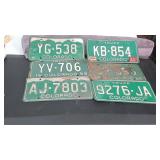 6 Colorado  License Plates