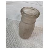 Antique Glass Milk Bottle