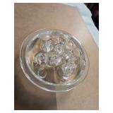 Clear Glass Flower Frog