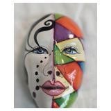 Painted Decorative Face Mask