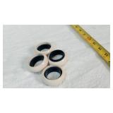 Set of 4 Two-Tone Napkin Rings