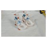 Duck Napkin Rings Set