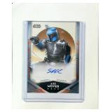 Topps Chrome StarWars Collector card Auto Axe...