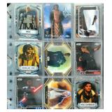 Topps Chrome StarWars Collector card Sheets