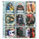 Topps Chrome StarWars Collector card Sheets