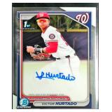 2024 Bowman Chrome 1st Auto Victor Hurtado