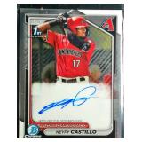 2024 Bowman Chrome 1st Auto Neffy Castillo