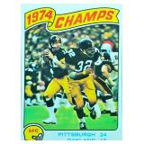 1975 Topps 1974 Champs Steelers