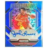 2023 Prizm Draft Picks Auto John Lucas 33/125