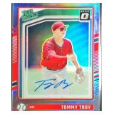2024 Donruss Optic Auto Tommy Troy