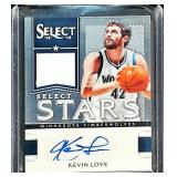 2012/13, Select Stars, Auto, Kevin Love, 141/199