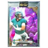 2024 wild card 7 Card Stud Purple Hearts Jalen...