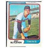 1974 Topps Miscut Bert Blyleven