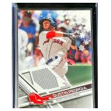 2017 Topps Patch Holiday Card Dustin Pendroia