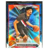 2024 Topps Chrome Shaedon Sharpe