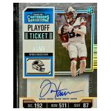 2023 Contenders Playoff Ticket Auto Josh Vann...