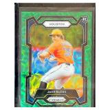 2024 Prizm Green RC Jake Bloss 22/75