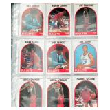 1 Page Basket Ball Cards