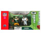 McFarlane Delux NFL 2-Pack Bret Favre & Brain...
